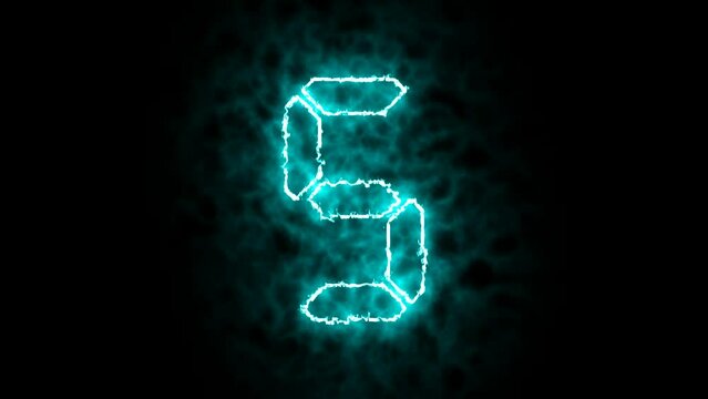 Digital countdown of 10 to 0 seconds with regular hundredths,  optimized for 10 to 0  fps to avoid frame rate distortions and interpolation artifacts 