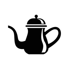 Coffee pot icon vector design template