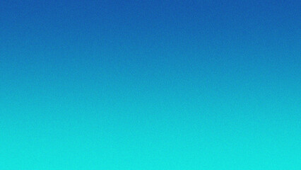 Cerulean blue mint gradient noisy grain background texture.