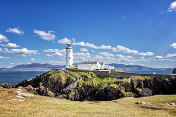 Fanad Head Lighthouse Looking toward Lough Swilly Ireland