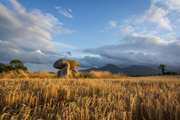 Slidderyford Dolmen Mourne Mountains County Down Northern Ireland