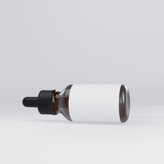 Drop Bottle mock up 3d image