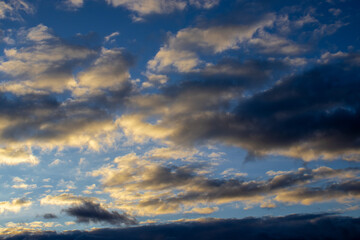 sky with clouds