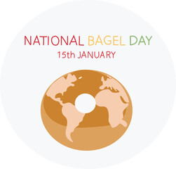 National Bagel day is celebrated every year on 15 January.
