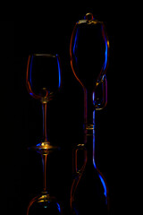 glass images with multicolored balls