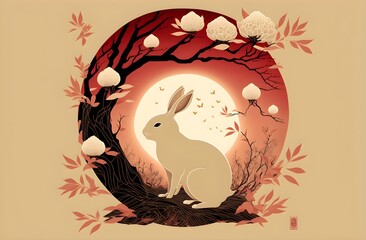 Chinese lunar new year 2023, artwork, Generative AI