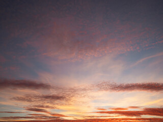 Fototapeta premium Dramatic beautiful sunset. Abstract nature background