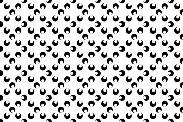 Abstract shape seamless pattern background.