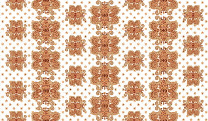 Digital And Textile Design Pattern