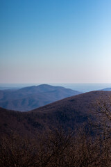 sunset in the mountains