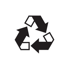 Recycle icon. Reusing symbol. Recycle sign Transparent background. Recycle PNG
