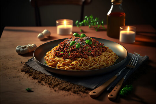 Spaghetti And Meatballs,  Generative Aİ, Spaghetti With Minced Meat