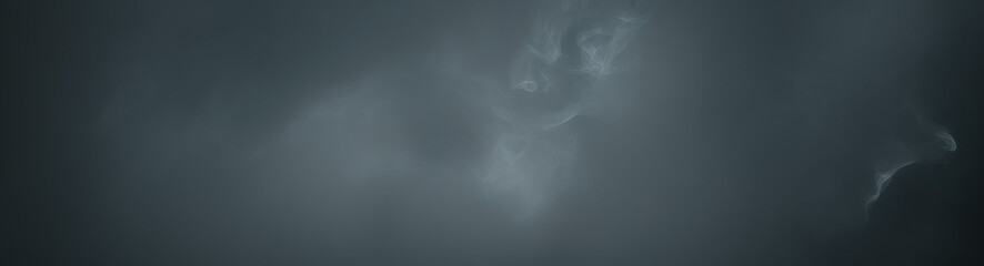 Gray black smoke dark horror background. Halloween Spooky night with animation seamless loop with glitch and noise effects.