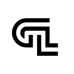 Letter GZ or GL creative monogram logo © logojos