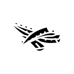 fresh aloe vera glyph icon vector. fresh aloe vera sign. isolated symbol illustration