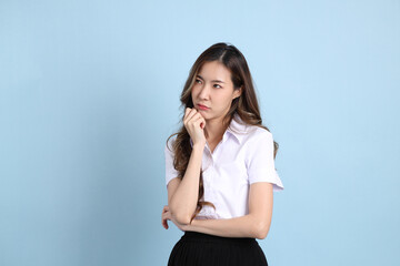 Fototapeta premium Girl in Student Uniform