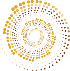 Round dot comic gradient trendy decorative abstract background website template