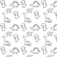 Background with dinosaurs.