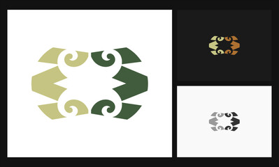 concept design culture kalimantan logo