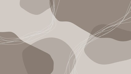 Abstract background minimalist style Hand drawn various shapes , illustrations