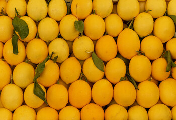 lemons in a market
