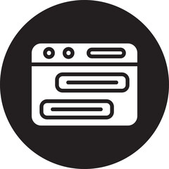 website glyph icon