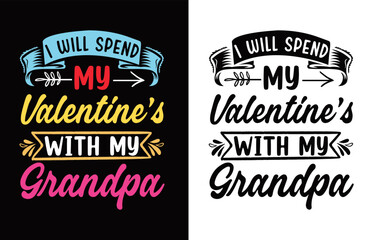

Valentines Typography  T-shirt Design.