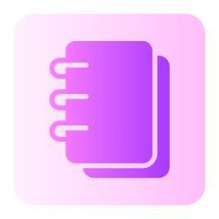 notebook gradient icon