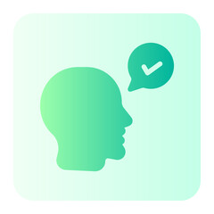 pronunciation gradient icon