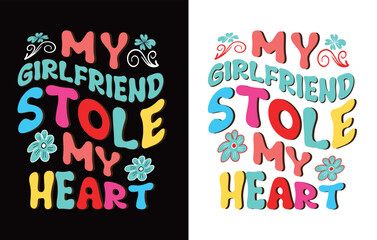 

Valentines Typography  T-shirt Design.
