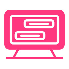 monitor gradient icon