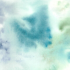 Watercolor background. Red and yellow