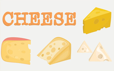 Vector of the cheese lover