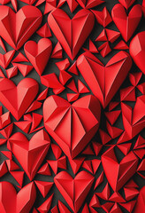 Valentine's Day Hearts - Generative Ai