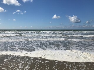 sea and sky on Texel island