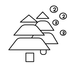 Icon about energetic transition. Sustainable development. Net zero. Contain such icons as less CO2 emissions, green energy, climate action to save Earth. Editable vector stroke. 