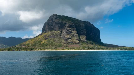 Crédence de cuisine en verre imprimé Le Morne, Maurice Mauritius - Le Morne