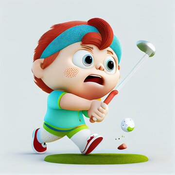 Golf  player  - Generated by Generative AI