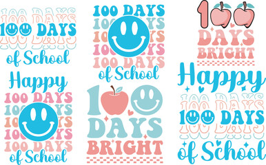 100 Days of School SVG Bundle -100 Days of School SVG, Vector Design, 100 Days of School Vector SVG File, 100 Days of School Shirt SVG, 100 Days of School mug SVG
