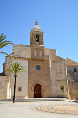 Fototapeta na wymiar Church of Our Lady of the O (Nuestra Señora de la O) in Rota, province of Cadiz, Andalusia, Spain.