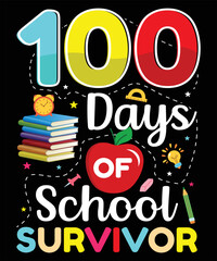 100 days of school survivor design