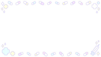 ⭐︎ファンシーホスピタルなフレーム⭐︎PNG