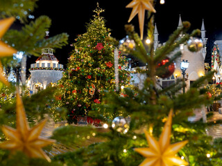 christmas tree with decorations