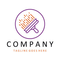 Cleaning logo. Corporate identity logotype.