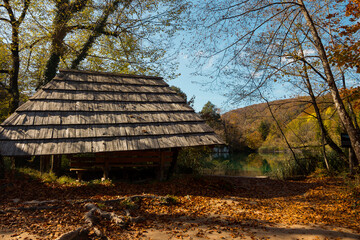 Autumn in Plitvice lakes national park, Croatia