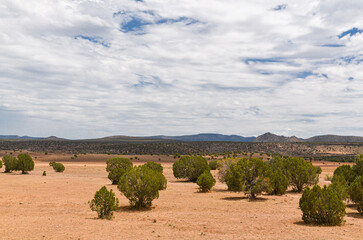 ranches and farmlands near historic Route 66 in Truxton (Mohave county, Arizona)