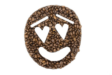 Coffee face emoji