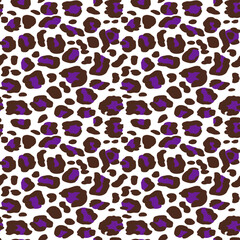Animal skin leopard seamless pattern design. Jaguar, leopard, cheetah, panther fur.