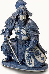 Fototapeta premium Porcelain samurai