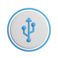 USB Device Icon Sign